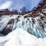 Замерзший водопад Перичник, Словения